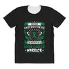 Never Underestimate The Strength Of A Liver Cancer Warrior All Over Women's T-shirt