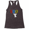 boo halloween Racerback Tank