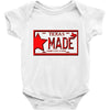 texas made lone star license plate Baby Onesie