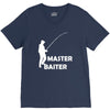 aster baiter mens rude fishing V-Neck Tee