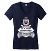 I Am Bulldog Actually In A Very Commited Relationship Women's V-Neck T-Shirt