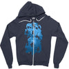 ninja kick ass clash Zipper Hoodie
