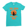 wine witch! Ladies Fitted T-Shirt