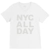 nyc all day V-Neck Tee