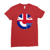 mod union jack, ideal gift, birthday present Ladies Fitted T-Shirt