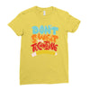 don't sweat the technique Ladies Fitted T-Shirt