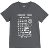 choose your weapon gamers V-Neck Tee