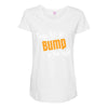 bump in the night Maternity Scoop Neck T-shirt