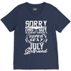 This Guy Is Taken By A Super Sexy July Girlfriend V-Neck Tee