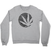 cannabis fingerprinting (black) Crewneck Sweatshirt
