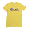 waking dead Ladies Fitted T-Shirt