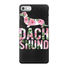 dachshund floral iPhone 7 Case