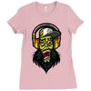 zombi hop hop Ladies Fitted T-Shirt