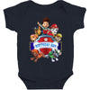 paw patrol birtday boy Baby Bodysuit