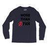 Avengers More Than A Fan Long Sleeve Shirts