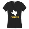 texas forever Women's V-Neck T-Shirt