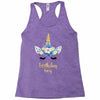 birthday unicorn family series birthday boy Racerback Tank