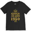 kings are born in 1960 V-Neck Tee