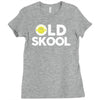 old skool Ladies Fitted T-Shirt