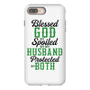 blessed god by spoiled by my husband protected by both iPhone 8 Plus