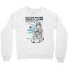 doctor who haynes manual critical dalek Crewneck Sweatshirt