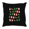 christmas pixel Throw Pillow