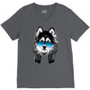 huskie music V-Neck Tee
