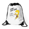 Homer Simpson Drawstring Bags