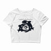 big shark little fish Crop Top