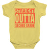straight outta second grade Baby Bodysuit