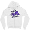 octopi my thoughts Zipper Hoodie