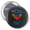 red nosed bear Pin-back button