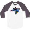 san jose street sharks 3/4 Sleeve Shirt