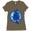 pirate owls Ladies Fitted T-Shirt