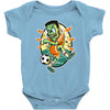 frankenstein soccer Baby Onesie