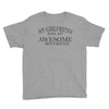 my girlfriend has an awesome boyfriend Youth Tee