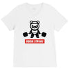 panda strong V-Neck Tee