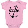hope anchor religious Baby Onesie