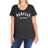 rebelle 0f6sku best trending Ladies Curvy T-Shirt