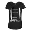beard length chart Maternity Scoop Neck T-shirt