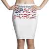 United States Space Force American Flag Pencil Skirts