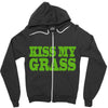 kiss my grass Zipper Hoodie