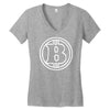 bitcoin Women's V-Neck T-Shirt