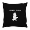 poison girls Throw Pillow