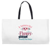 A January Girl Like A Flowers Weekender Totes