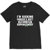 I Am Kicking Cancers Butt Whats Your Superpower ? V-Neck Tee