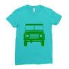 defender land rover Ladies Fitted T-Shirt