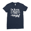 i'm black i read and i know Ladies Fitted T-Shirt