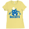 time to make the biscuits Ladies Fitted T-Shirt