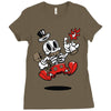 modern hero Ladies Fitted T-Shirt
